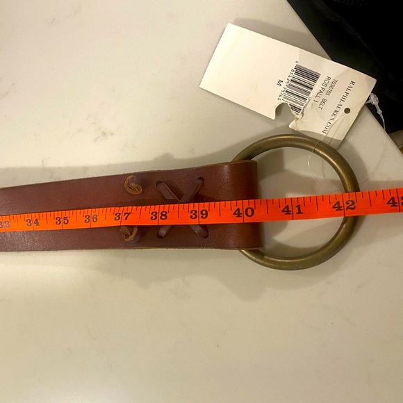 NWT Ralph Lauren Denim and Supply Brown Leather Belt, M - Picture 6 of 6